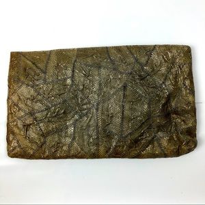 Magid | 80s Vintage Faux Snakeskin Clutch